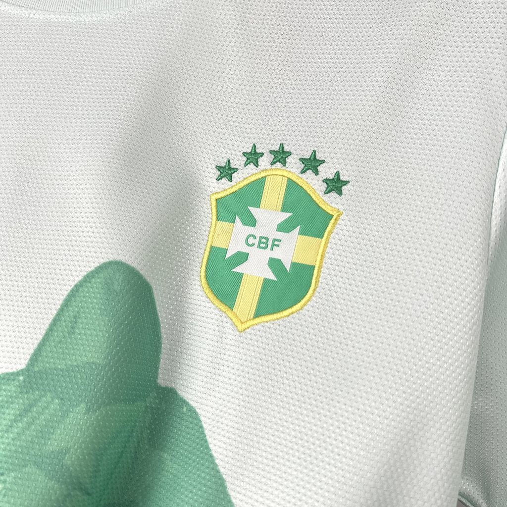 Brazil X Cristo Redentor Special Edition Soccer Jersey 2025-2026 - Green