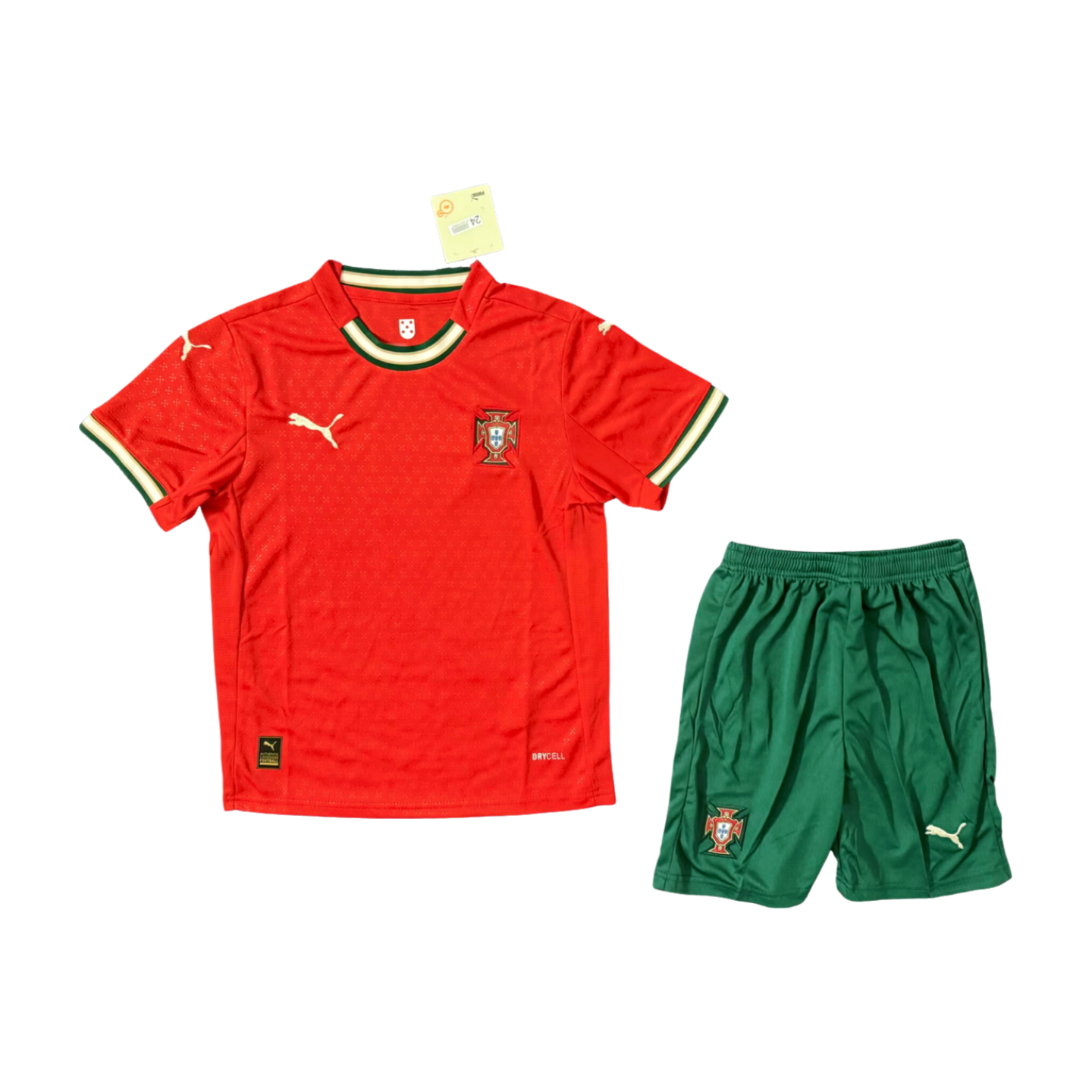Portugal Cristiano Ronaldo 7 Home Soccer Jersey Kids Kit 2025-2026