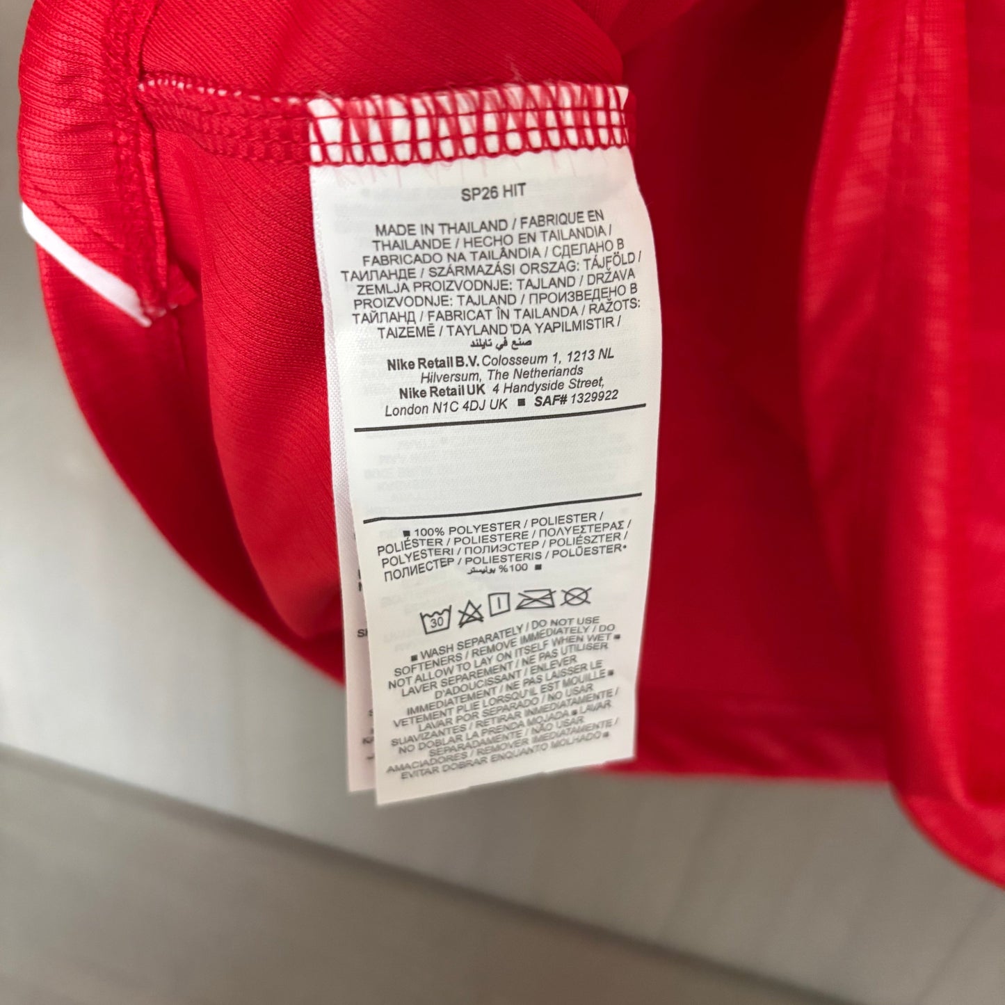 England Jude Bellingham 10 Away Soccer Jersey World Cup 2026