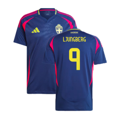Sweden Freddie Ljungberg 9 Away Soccer Jersey 2024/25