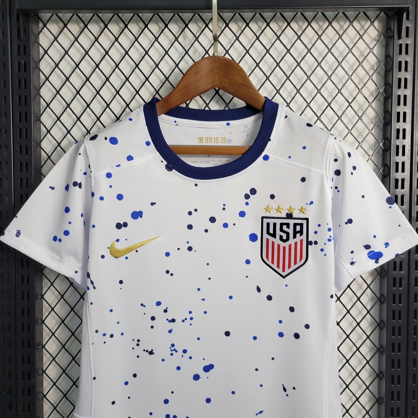 USA Women's Ashley Sanchez 2 Home Soccer Jersey World Cup 2023