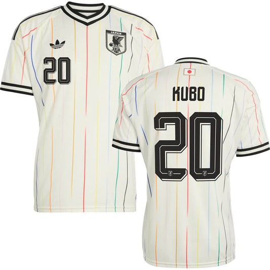 Japan Takefusa Kubo 20 Away Soccer Jersey World Cup 2026
