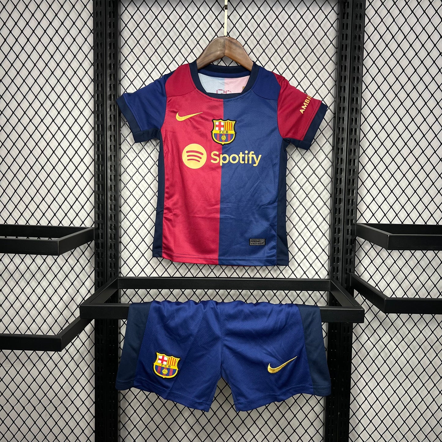 FC Barcelona Pedri 8 Kids Home Soccer Jersey 2024/25