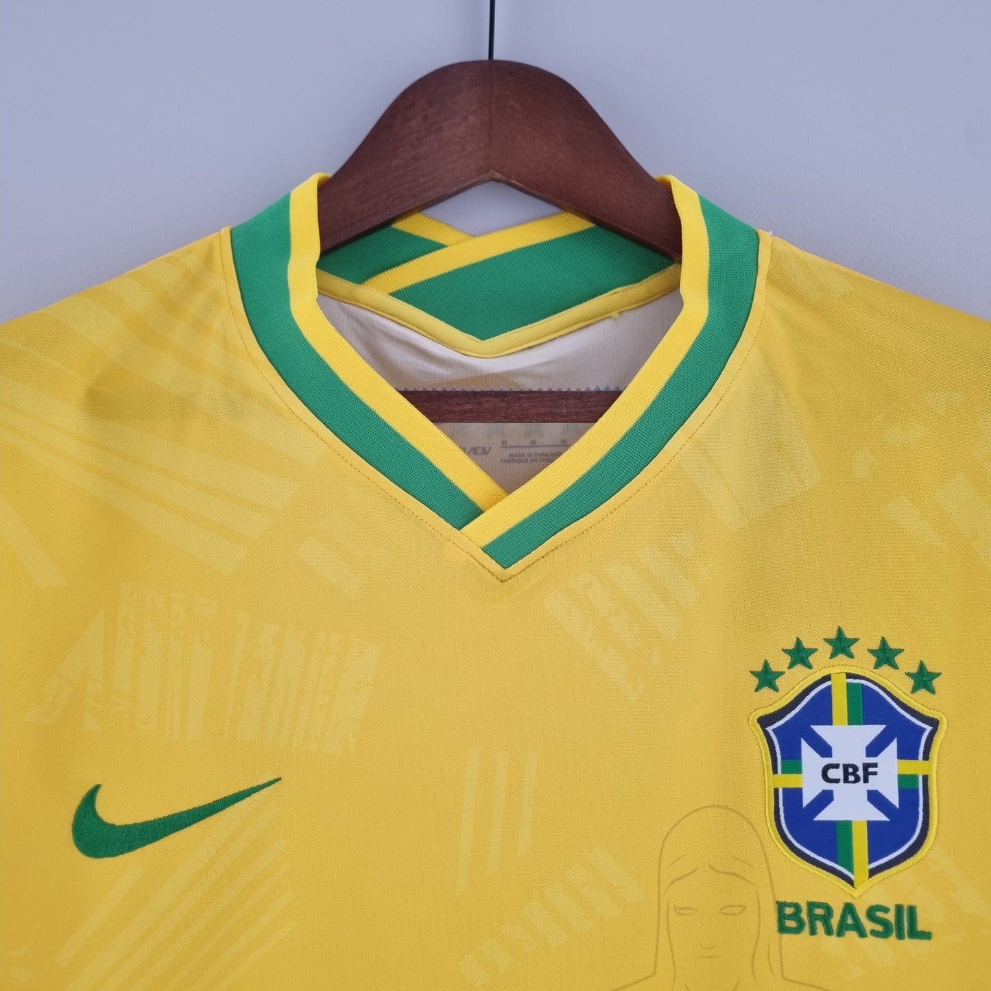 Brazil Classic Soccer Jersey 2022/23 - Yellow