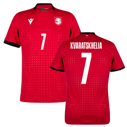 Georgia Khvicha Kvaratskhelia 7 Third Soccer Jersey Euro 2024