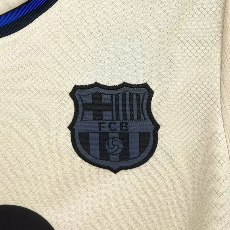 FC Barcelona Lamine Yamal 10 Kids Away Soccer Jersey 2025-2026