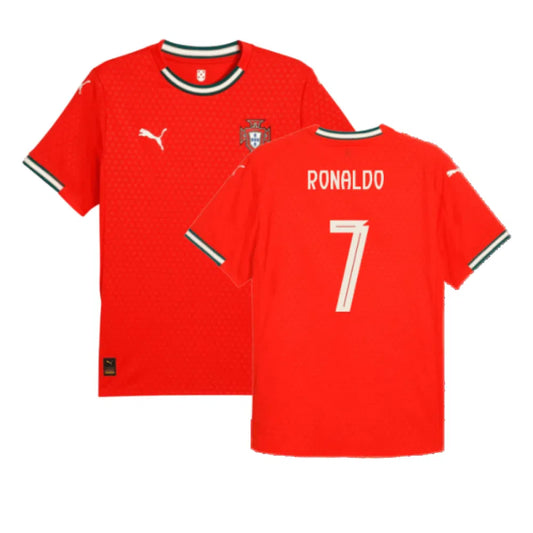 Portugal Cristiano Ronaldo 7 Home Soccer Jersey 2025/26