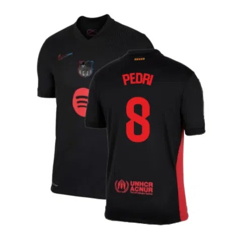 FC Barcelona Pedri 8 Kids Away Soccer Jersey 2024/25