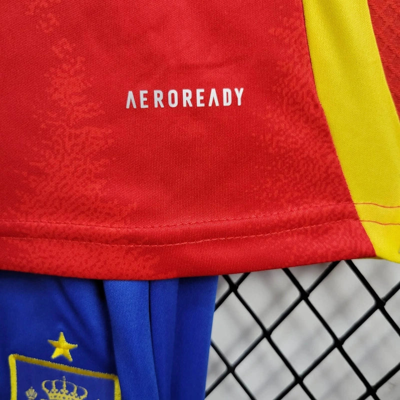 Spain Marco Asensio 10 Kids Home Soccer Jersey Euro 2024
