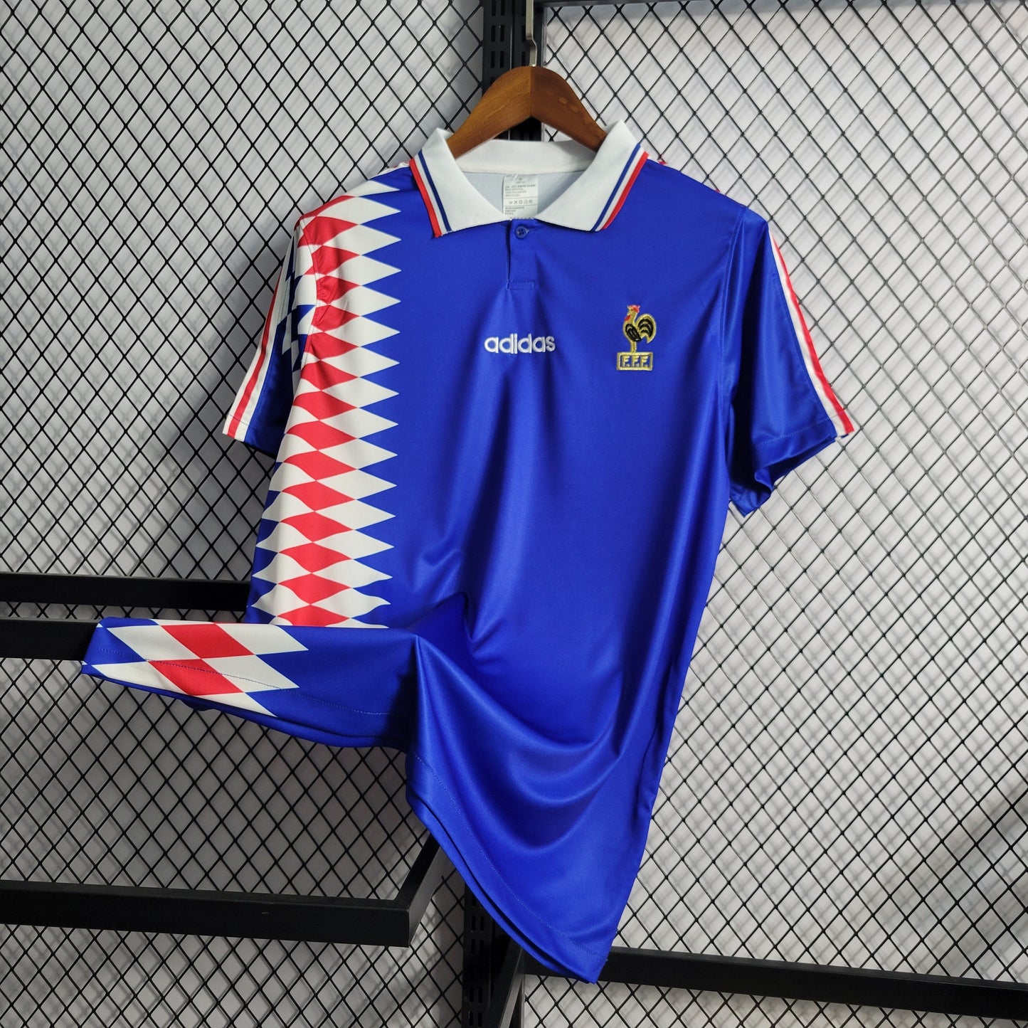 France Home Retro Soccer Jersey World Cup 1994