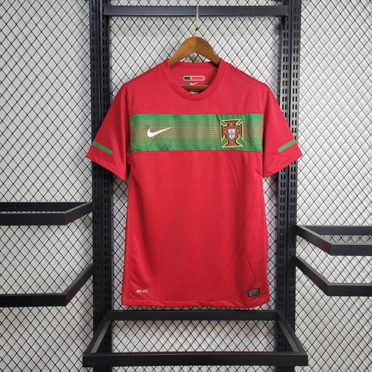 Portugal Retro Home Soccer Jersey World Cup 2010