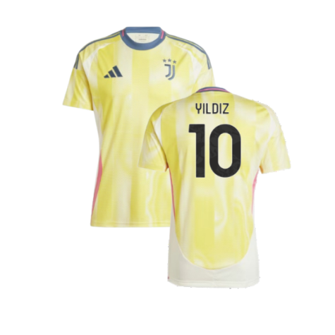 Juventus Kenan Yildiz 10 Away Soccer Jersey 2024/25