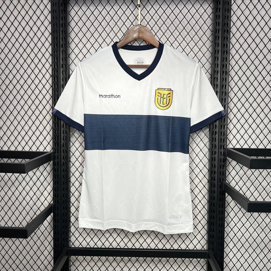 Ecuador Away Soccer Jersey 2024/25 - White