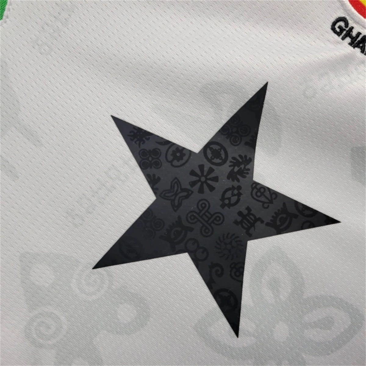 Ghana Jordan Ayew 9 Away Soccer Jersey 2024/25