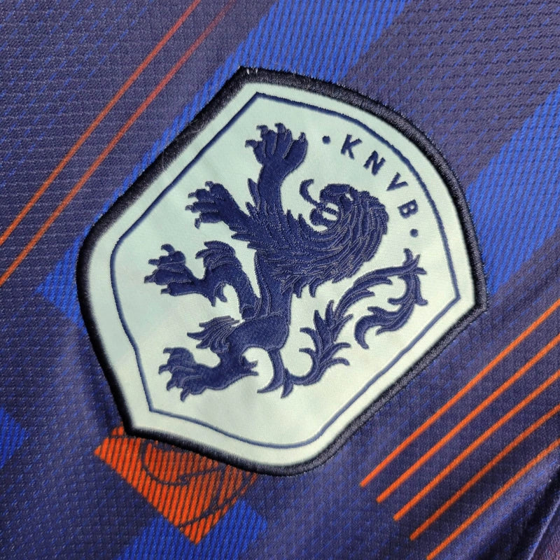 Netherlands Teun Koopmeiners 20 Away Soccer Jersey Euro 2024