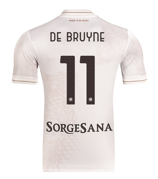Naples Kevin De Bruyne 11 Away Soccer Jersey 2025-2026