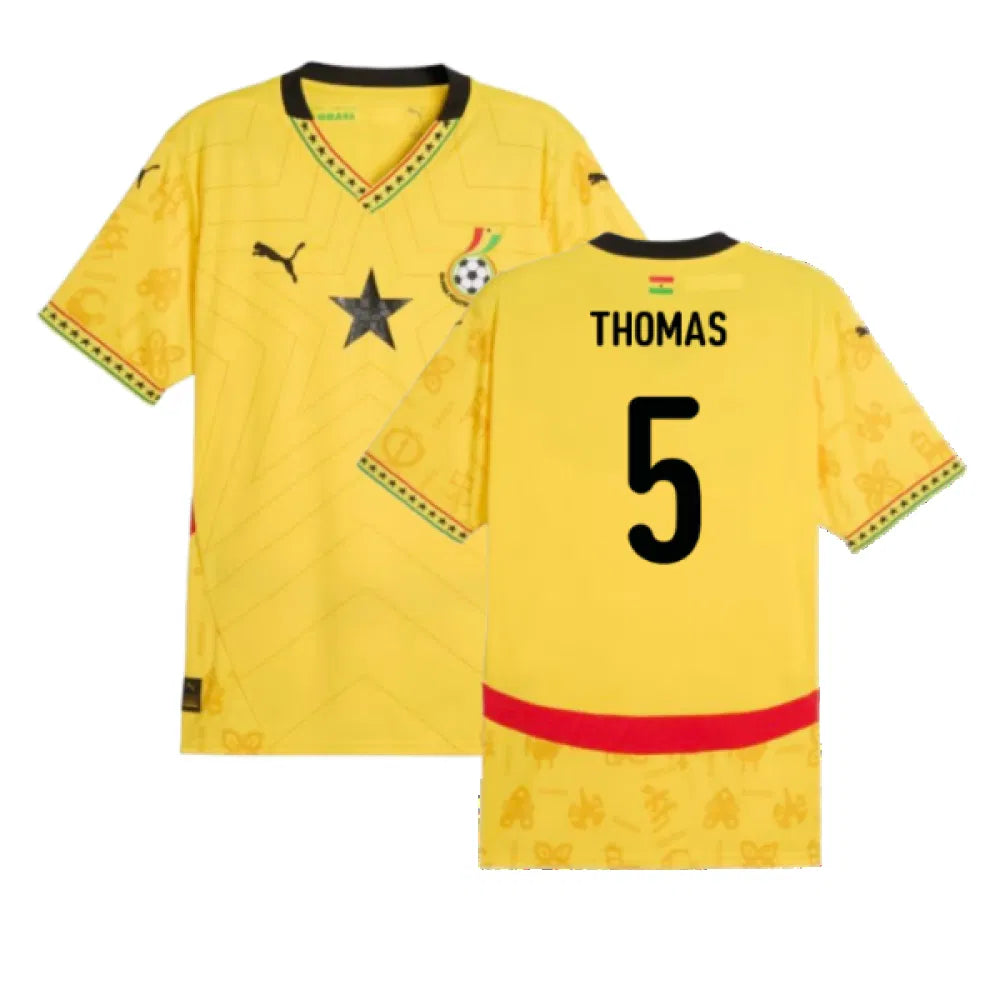Ghana Thomas Partey 5 Home Soccer Jersey 2024/25