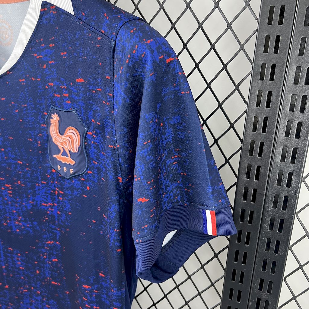 France Home Soccer Jersey UEFA Women's Euro 2025