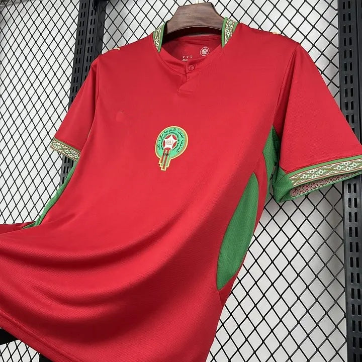 Morocco Achraf Hakimi 2 Home Soccer Jersey World Cup 2026