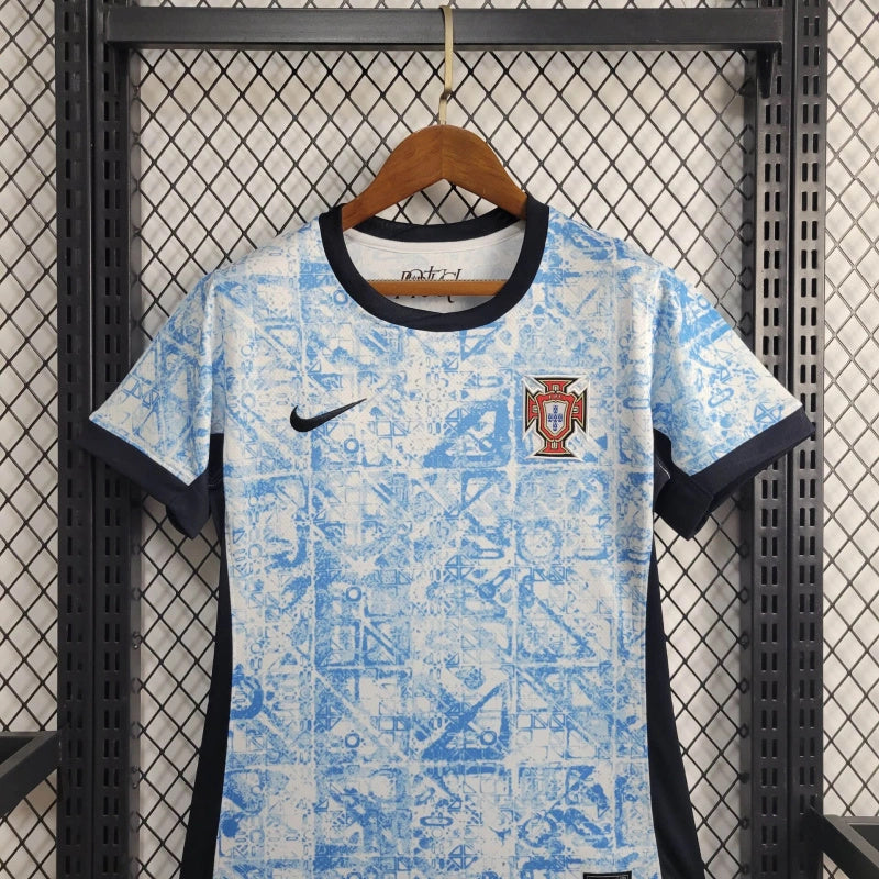 Women's Portugal Bernardo Silva 10 Away Soccer Jersey Euro 2024