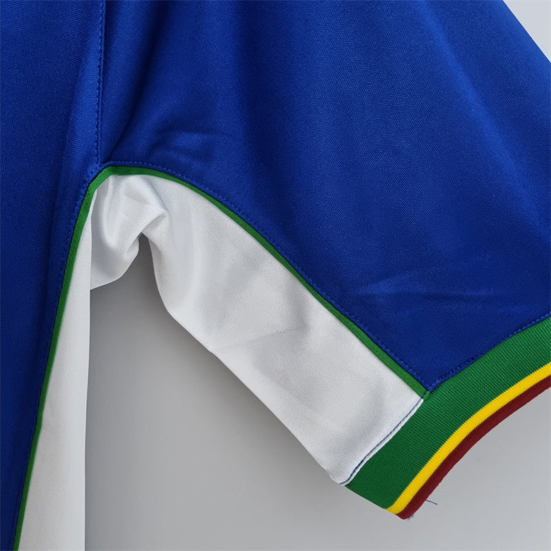 Portugal Retro Away Soccer Jersey World Cup 1998 - Blue