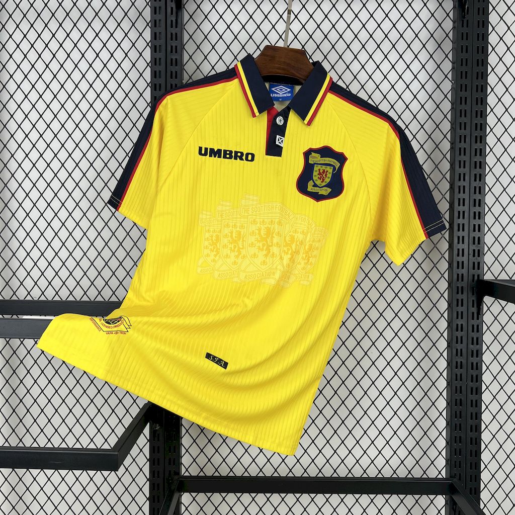 Scotland Retro Away Soccer Jersey 1996-1998