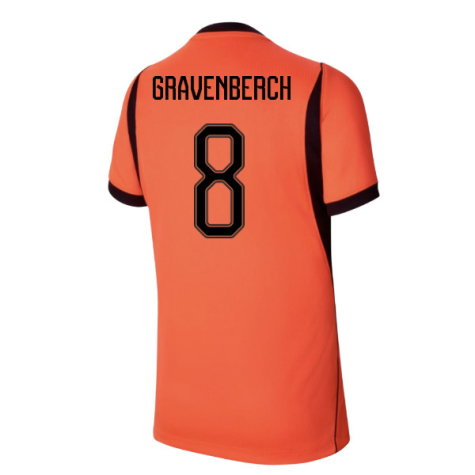 Netherlands Ryan Gravenberch 8 Home Soccer Jersey World Cup 2026