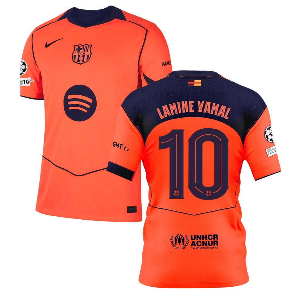FC Barcelona Lamine Yamal 10 Third Soccer Jersey 2025-2026