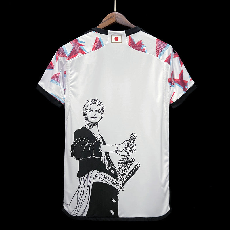 Japan One Piece Limited Edition Soccer Jersey 2023/24 - White