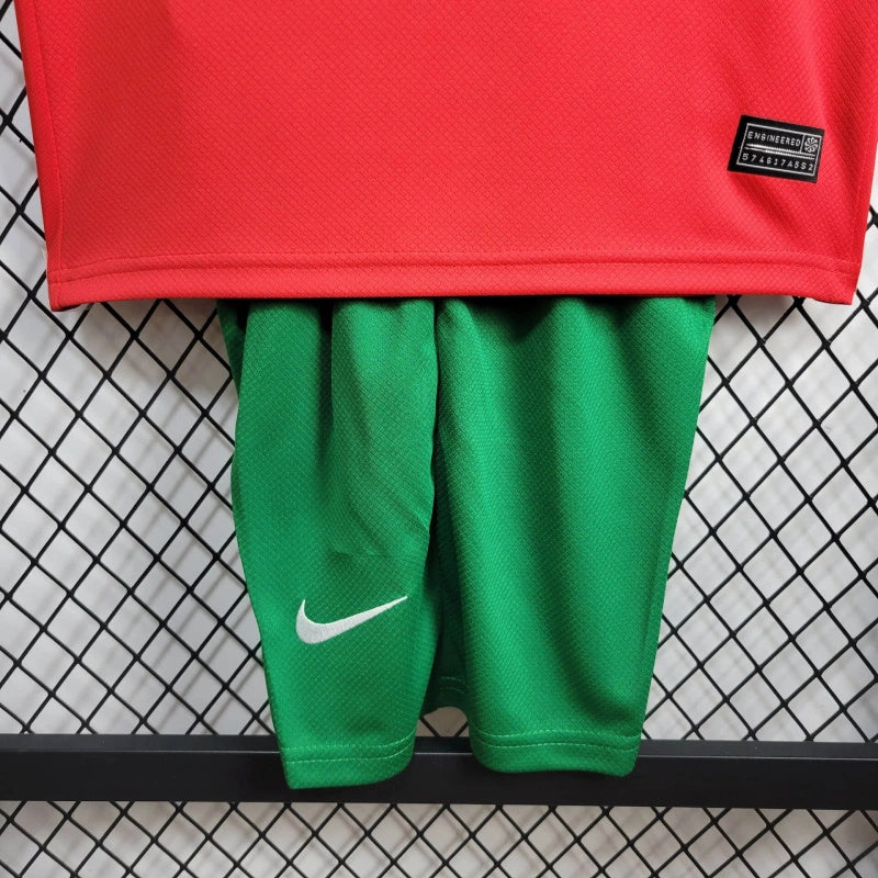 Portugal João Palhinha 6 Kids Home Soccer Jersey Euro 2024