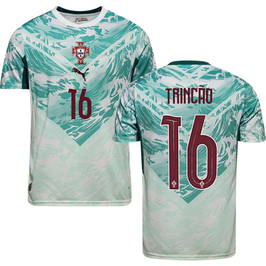 Portugal Francisco Trincão 16 Away Soccer Jersey World Cup 2026