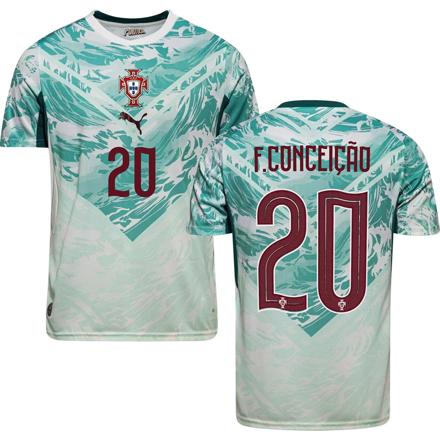 Portugal Francisco Conceicao 20 Away Soccer Jersey World Cup 2026