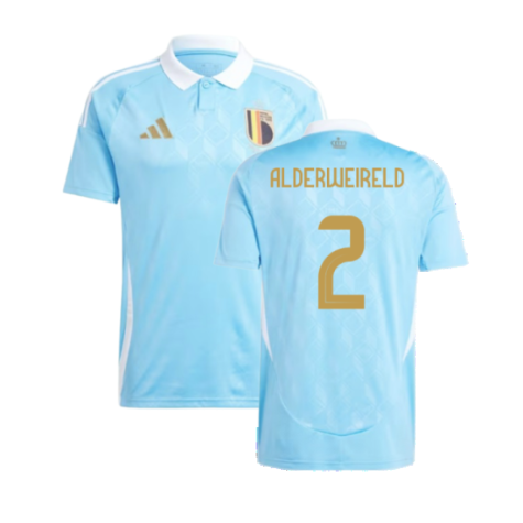 Belgium Toby Alderweireld 2 Away Soccer Jersey UEFA Euro 2024