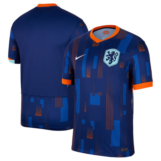 Netherlands Away Soccer Jersey UEFA Euro 2024 - Blue