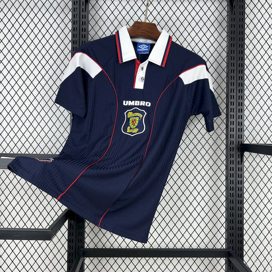 Scotland Retro Home Soccer Jersey 1996-1998