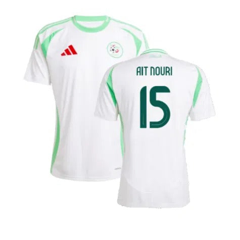 Algeria Rayan Ait-Nouri 15 Home Soccer Jersey 2024/25