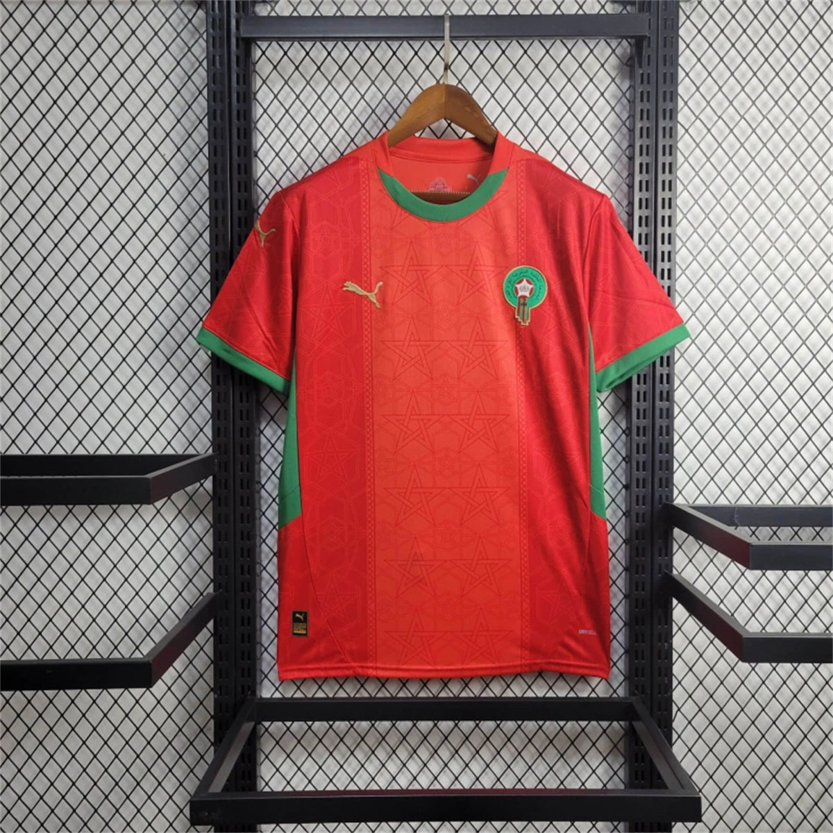 Morocco Nordin Amrabat 4 Home Soccer Jersey 2024/25