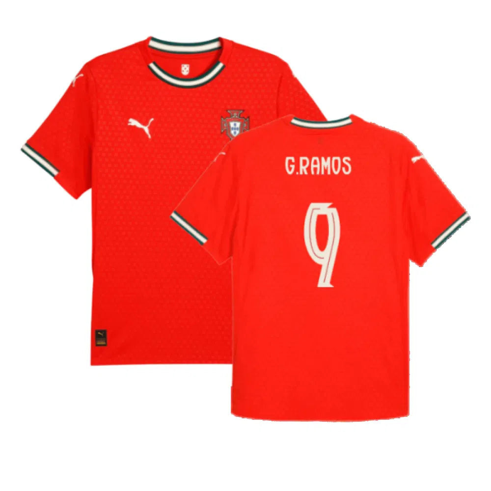 Portugal Gonçalo Ramos 9 Home Soccer Jersey 2025/26