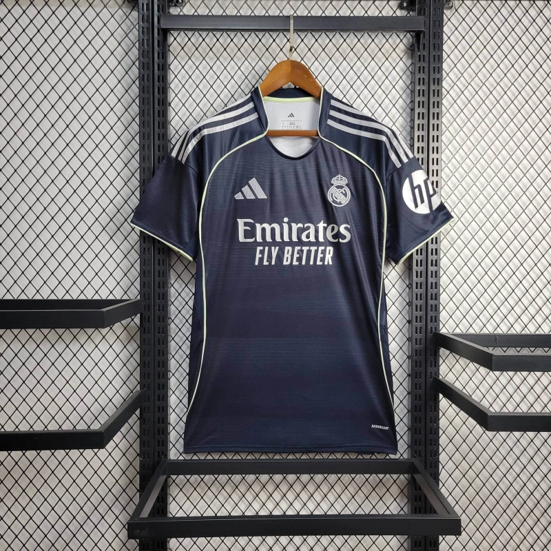 Real Madrid Jude Bellingham 5 Away Soccer Jersey 2025-2026