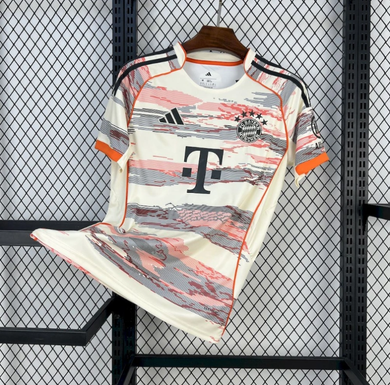 Bayern Munich Luis Díaz 14 Away Soccer Jersey 2025-2026