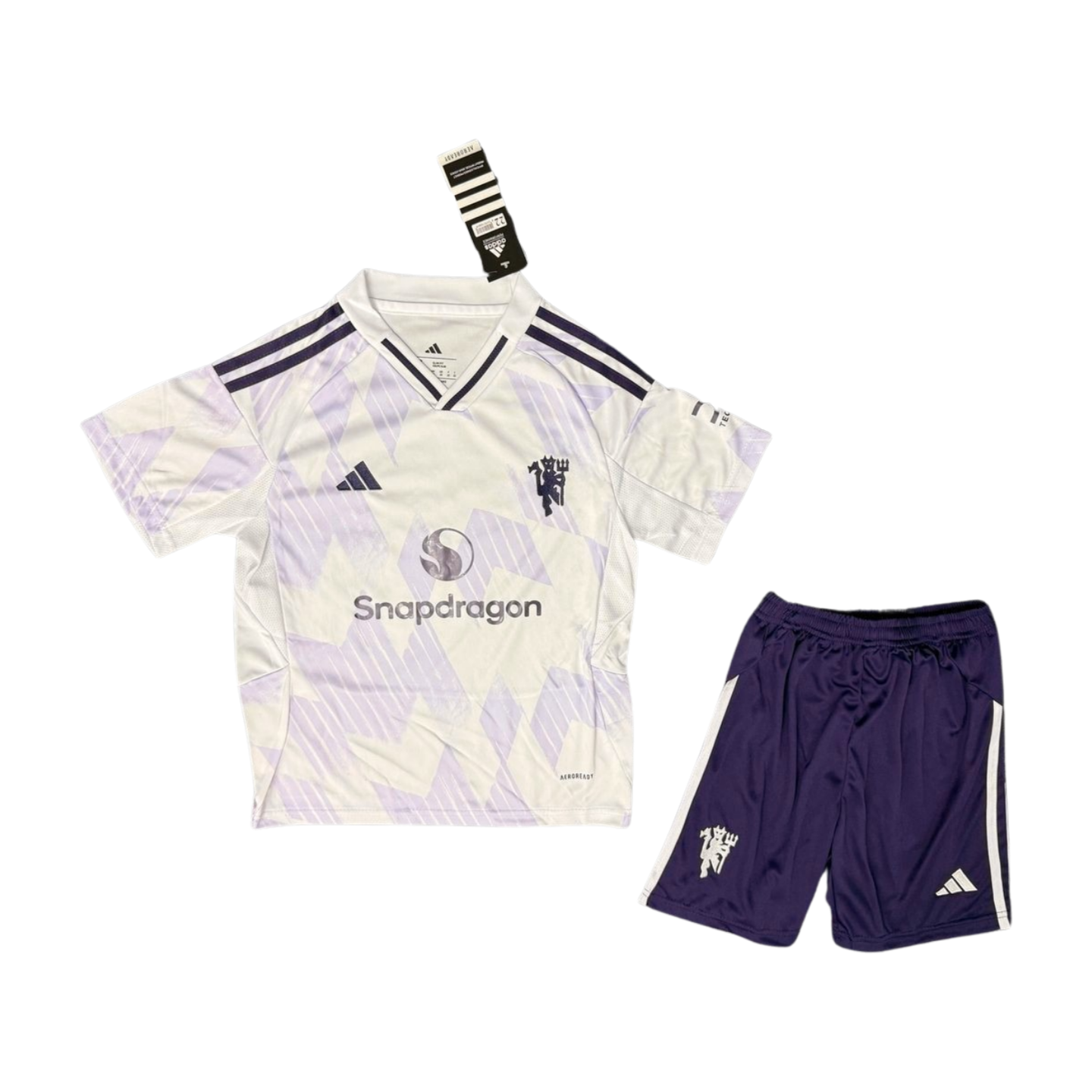 Manchester United Cristiano Ronaldo 7 Kids Away Soccer Jersey 2025-2026