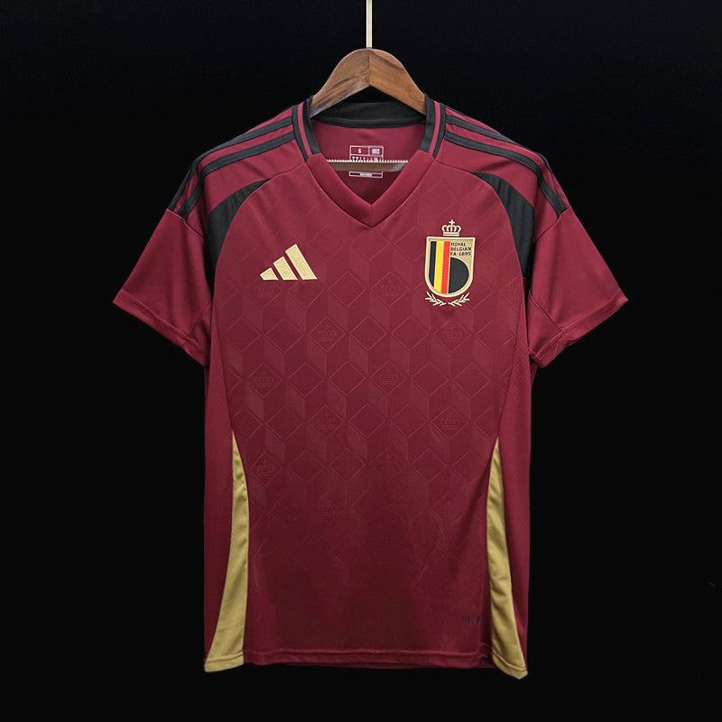 Belgium Toby Alderweireld 2 Home Soccer Jersey UEFA Euro 2024
