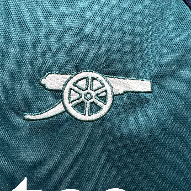 Arsenal Martin Odegaard 8 Long Sleeve Third Soccer Jersey 2023/24