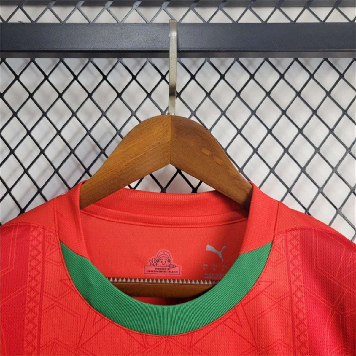 Morocco Noussair Mazraoui 3 Home Soccer Jersey 2024/25