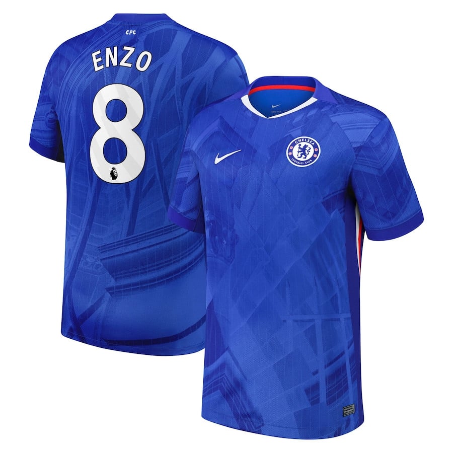 Chelsea Enzo Fernandez 8 Home Soccer Jersey 2025-2026