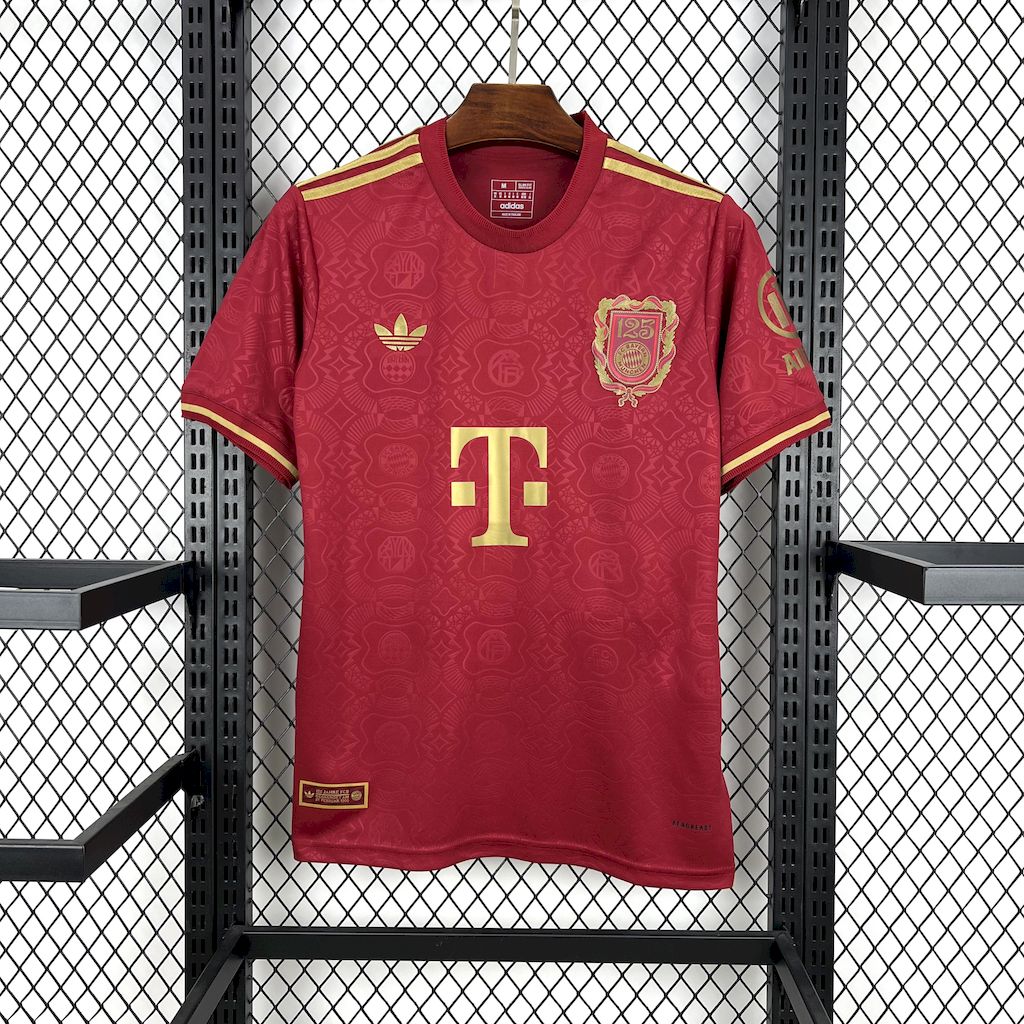 Bayern Munich 125 Anniversary Jamal Musiala 42 Soccer Jersey 2024-2025