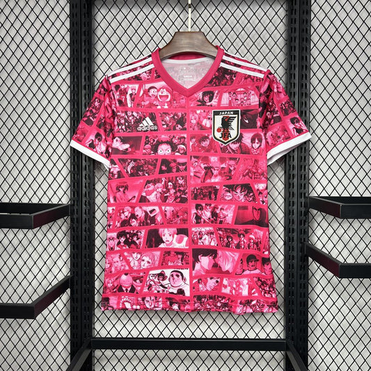 Japan Anime Special Edition Soccer Jersey 2024/25 - Pink