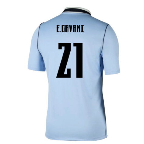 Uruguay Edinson Cavani 21 Home Soccer Jersey World Cup 2026