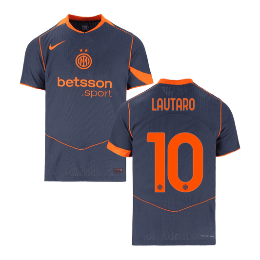 Inter Milan Lautaro Martínez 10 Third Soccer Jersey 2025-2026
