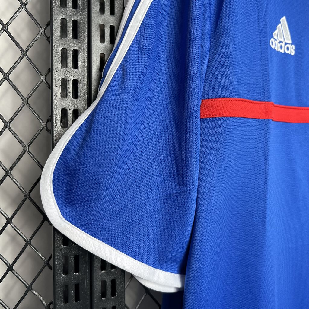 France Home Retro Soccer Jersey UEFA Euro 2000